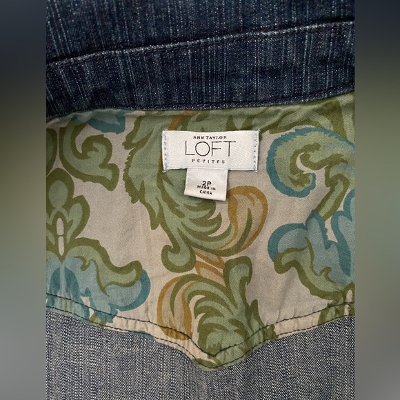 Ann Taylor Loft Button Down Jean Jacket - Picture 6 of 8